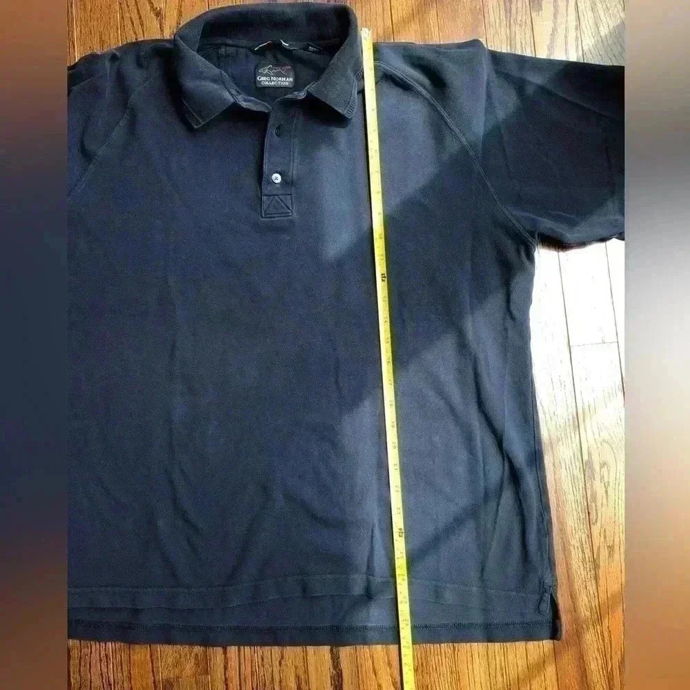 Greg Norman Collection Men’s L Navy Blue Embroidered Polo Shirt - Picture 8 of 9